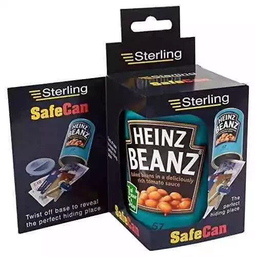 FAKE FALSE HEINZ BAKED BEAN TIN CAN HIDE KEEP MONEY SAVINGS BOX BANK SAFE CASH