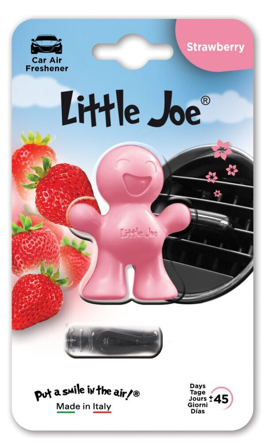 Little Joe 3D Air Freshener Car Vent Clip - STRAWBERRY Joe-SL
