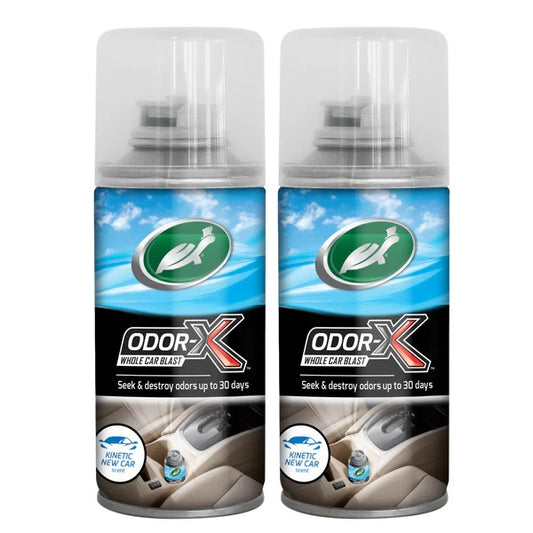 2x Turtle Wax Odor-X Whole Car Blast New car scent, Scent Fogger Lasts 30 Days