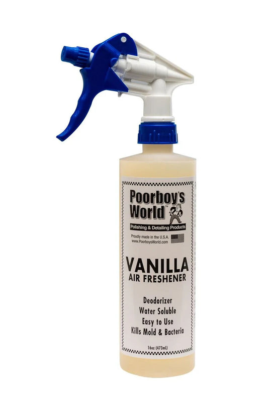 Poorboy's World Vanilla Spray Air Freshener/Deoderiser 473ml 