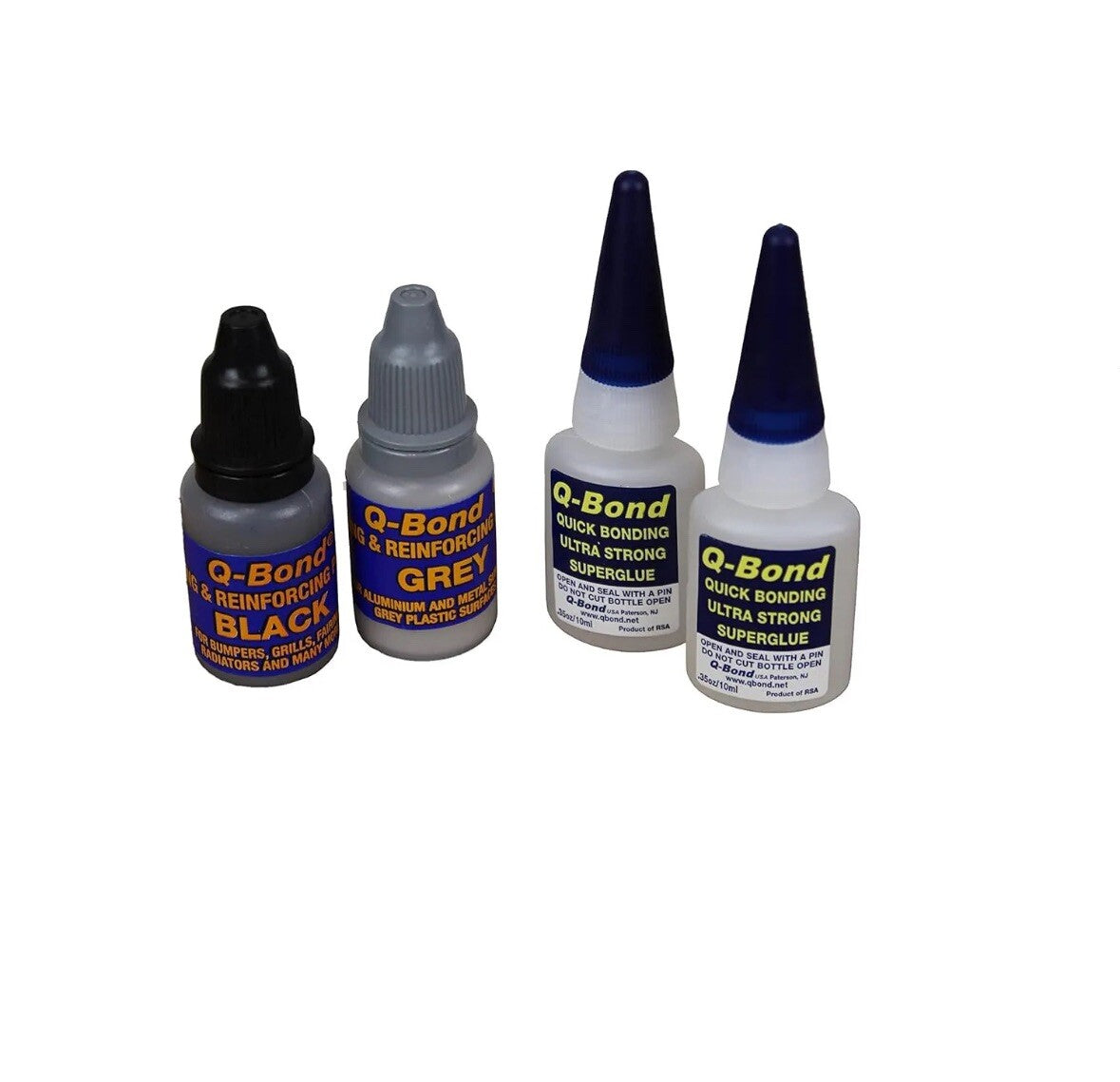 Q-Bond Ultra Strong Adhesive & Filling Powders -Rock Hard in 10 Seconds Dry Weld