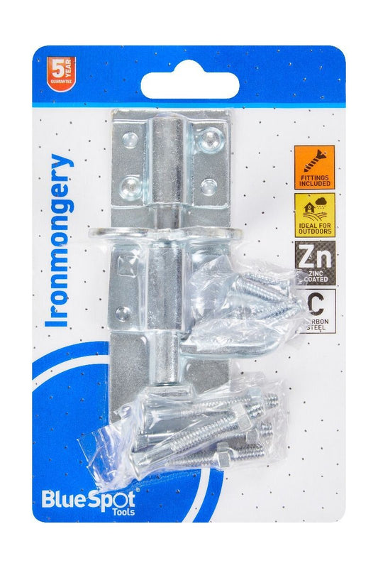 Blue Spot Tools Ironmongery 100mm Zinc Plated Brenton Bolt bsp78014