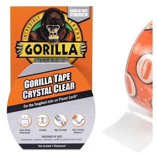 Gorilla 3044701 48mm x 8.2m Clear Repair Tape