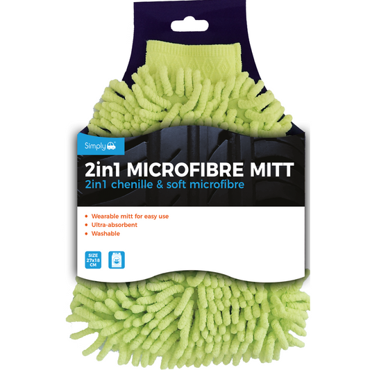 2 in 1 Microfibre Mitt (CLE002)