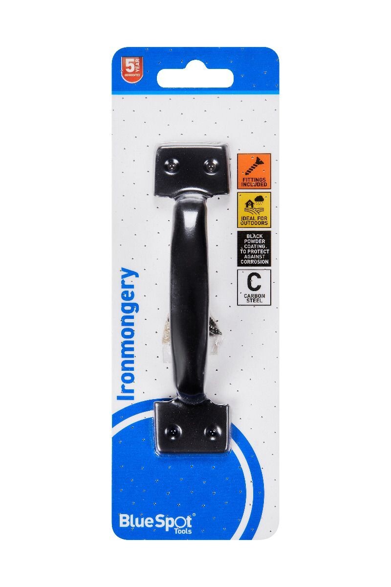 Blue Spot Tools 152mm Black Powder Coated Pull Handle bsp78079
