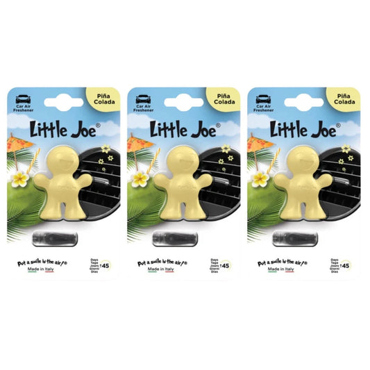 3x Little Joe Scents 3D Gel Vent Clip Car Air Freshener Freshner - Pina Colada