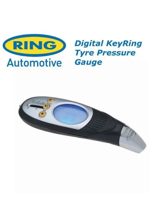 New Ring Digital Tyre Pressure & Tred Depth Gauge With Led & Storage Case RTG6