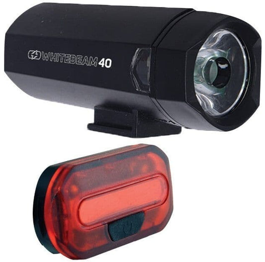 Front Rear Flashing LED Light Set for Bicycle e-Scooter Clip On Strap LD412