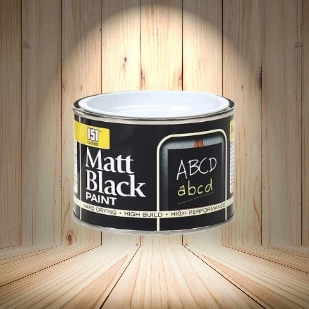 151 Coatings High Performance Matt Black, Chalk Board Paint 180ML