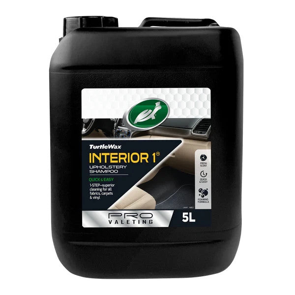 Turtle Wax Interior 1 Pro Valeting Range 5ltr 53659
