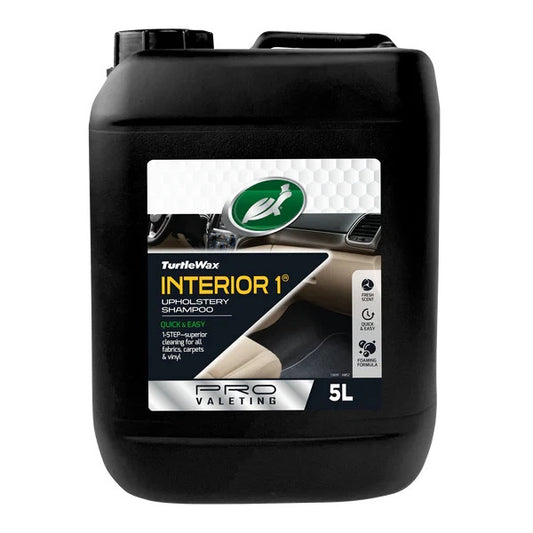 Turtle Wax Interior 1 Pro Valeting Range 5ltr 53659