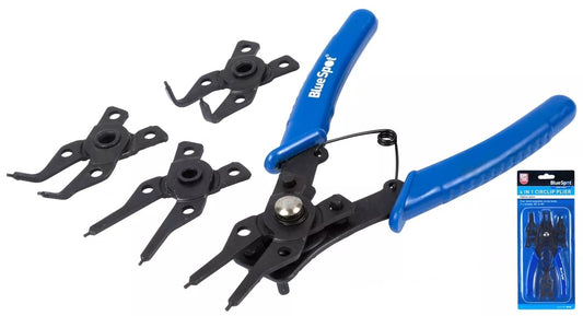Circlip Snap Ring Pliers Internal External Bent Straight 4 in 1 Plier 08701
