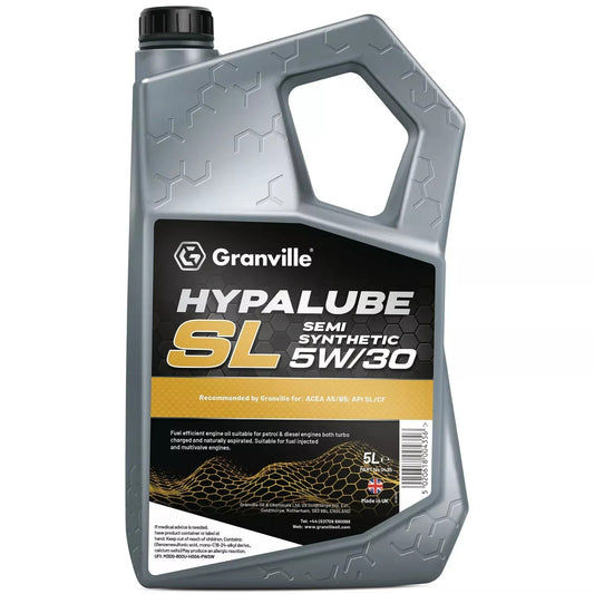 Granville 0435 Hypalube 5W/30 Semi Synthetic Engine Oil 5 Litre Single
