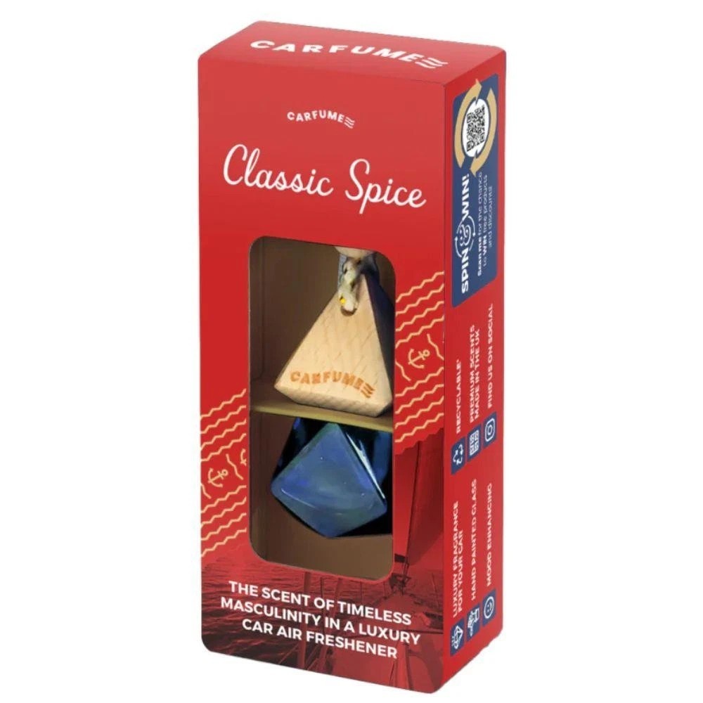Carfume Classic Car Air Freshener Scent Lasting Fragrance Classic Spice 
