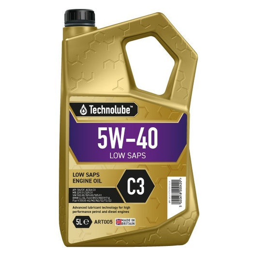 5W40 PD Fully Synthetic 5 litre Engine Oil Low Saps, ART005