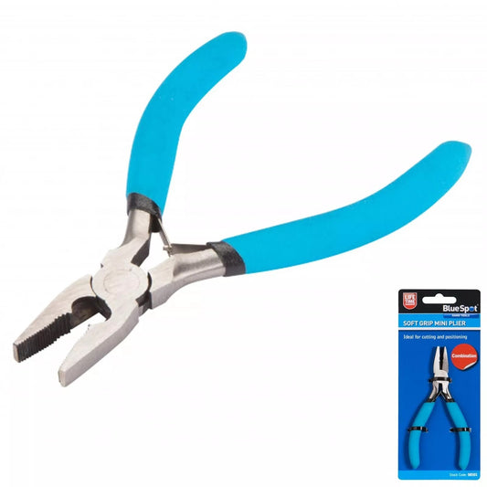 Bluespot Mini Combination Soft Grip Plier Ideal For Cutting And Positioning Wire