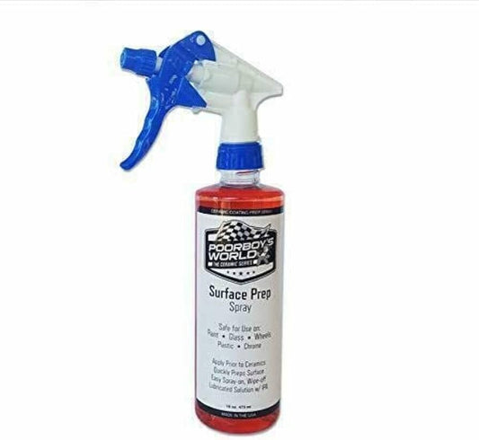 Poorboys Surface Prep Spray With IPA - Use Prior to Ceramic Car Coating 473ml