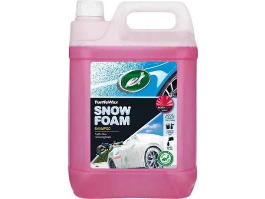 Turtle Wax Snow Foam Car Shampoo Scented  - Berry Blast 5 Litre 54487
