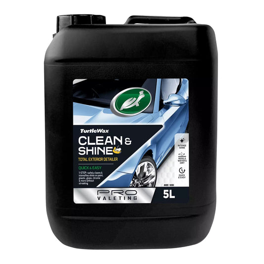 Turtle Wax Clean & Shine Exterior Detailer Pro Valeting 5ltr