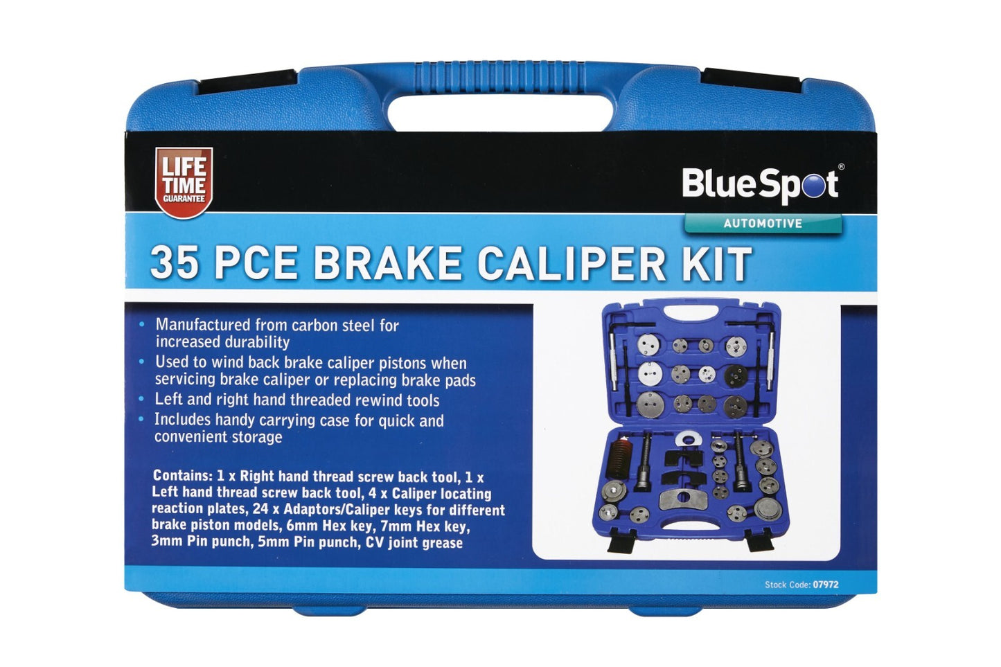 BlueSpot Brake Caliper Kit 35 PCE 07972