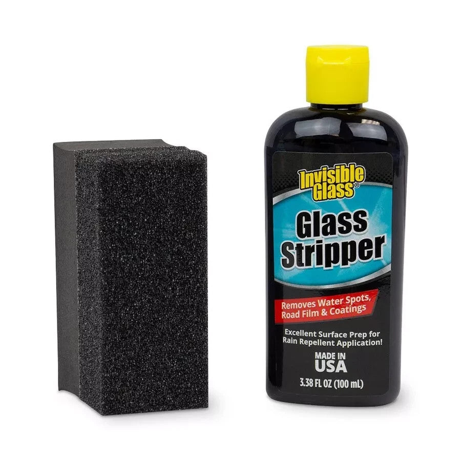 Invisible Glass, Glass Stripper Kit, Removes Water Spots, Road Films and Coating