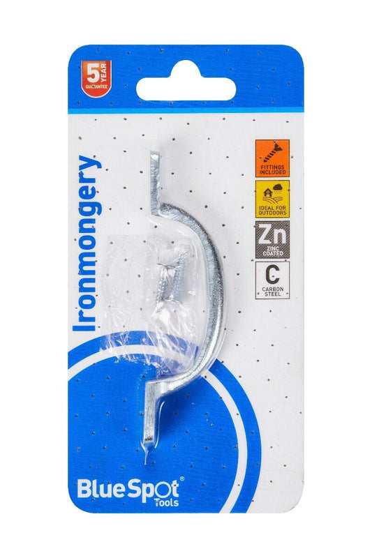Blue Spot Tools Ironmongery 100mm Zinc Plated Hot Bed Handle bsp78076