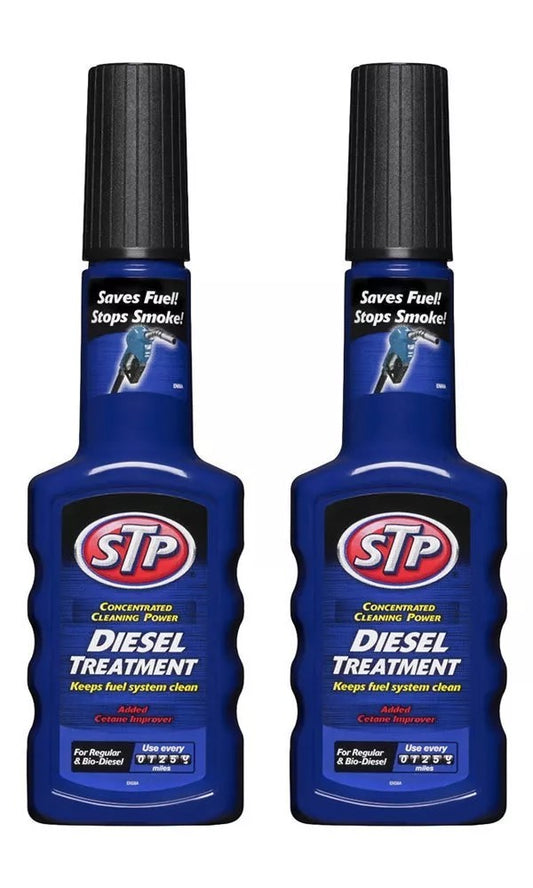 2 x STP Diesel Treatment Engine Fuel Additive Emissions Car Van 200ml Save Fuel