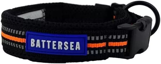 Battersea Reflective Dog Collar Orange L