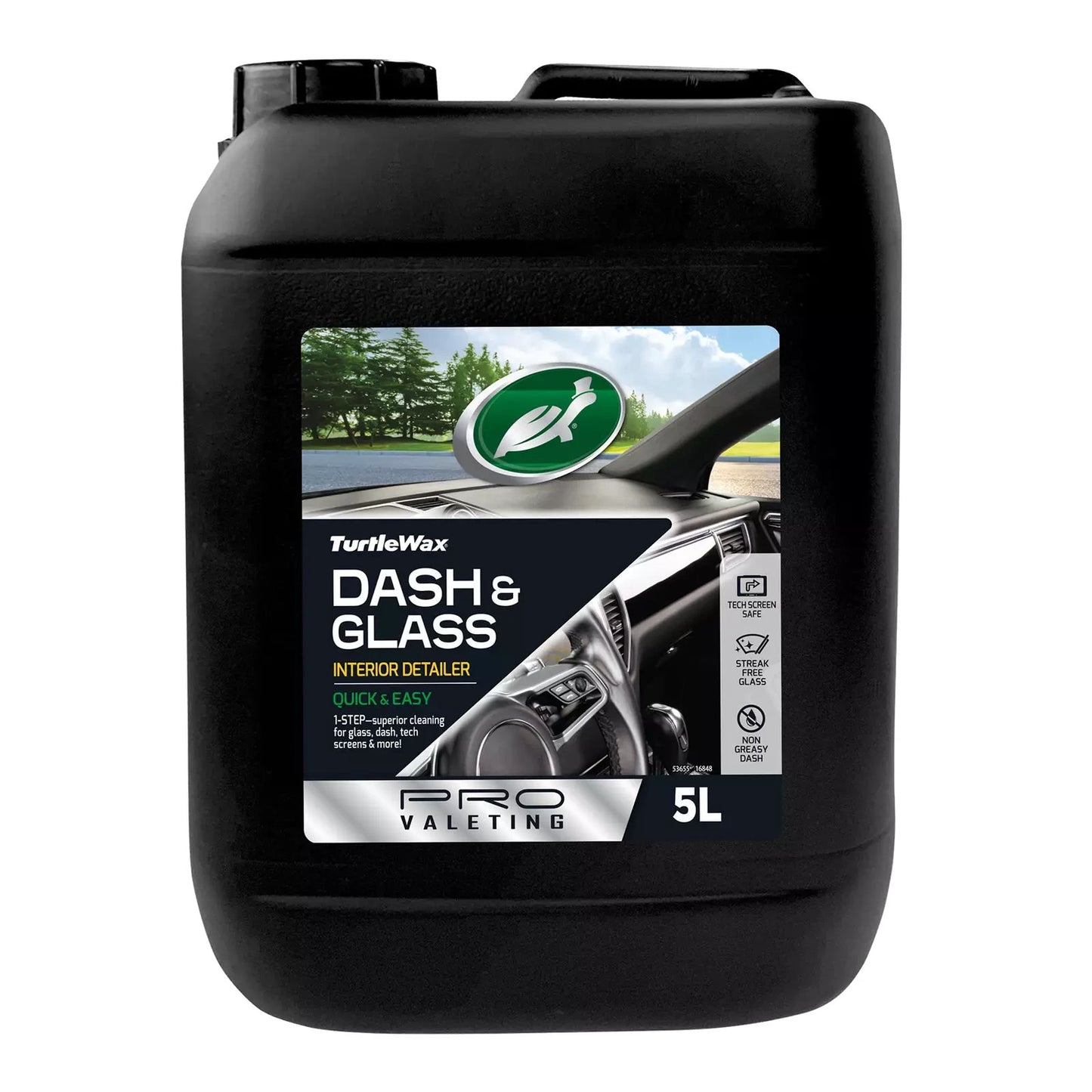 Turtle Wax Dash & Glass Interior Pro Valeting Car Care 5ltr
