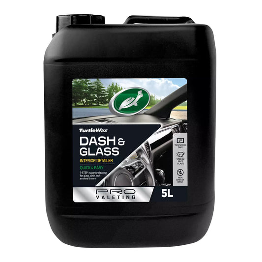 Turtle Wax Dash & Glass Interior Pro Valeting Car Care 5ltr