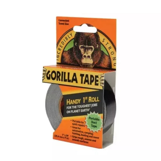 Gorilla Tape 25mm x 9m Handy Roll - Black (3044401)