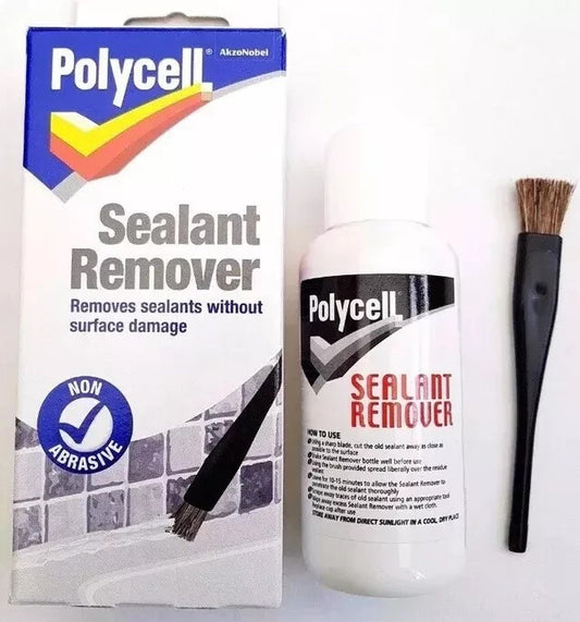 Polycell Silicone Sealant Remover 100ml No Surface Damage. Original !