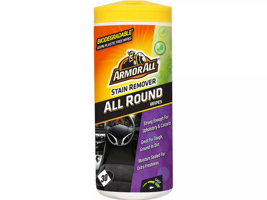 Armorall Car Cleaning Wipes, Stain Removing, For |All Surfaces  GAA38030ENE
