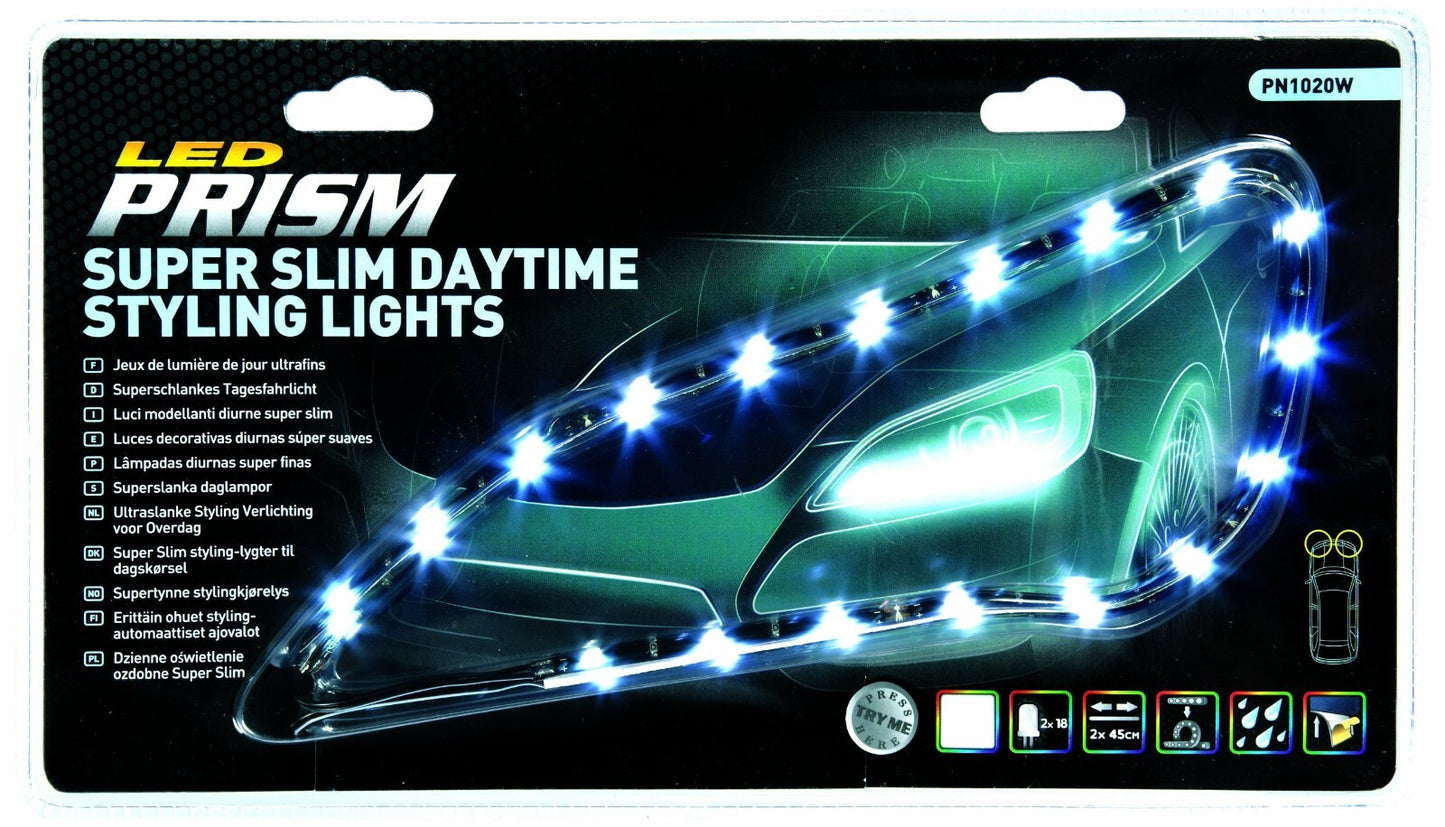 RING / LED PRISM SUPER SLIM DAYTIME STYLING LIGHTS - PN1020W