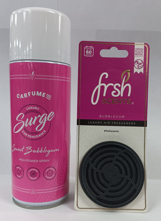 carfume surge sweet bubblegum & frsh scents bubblegum