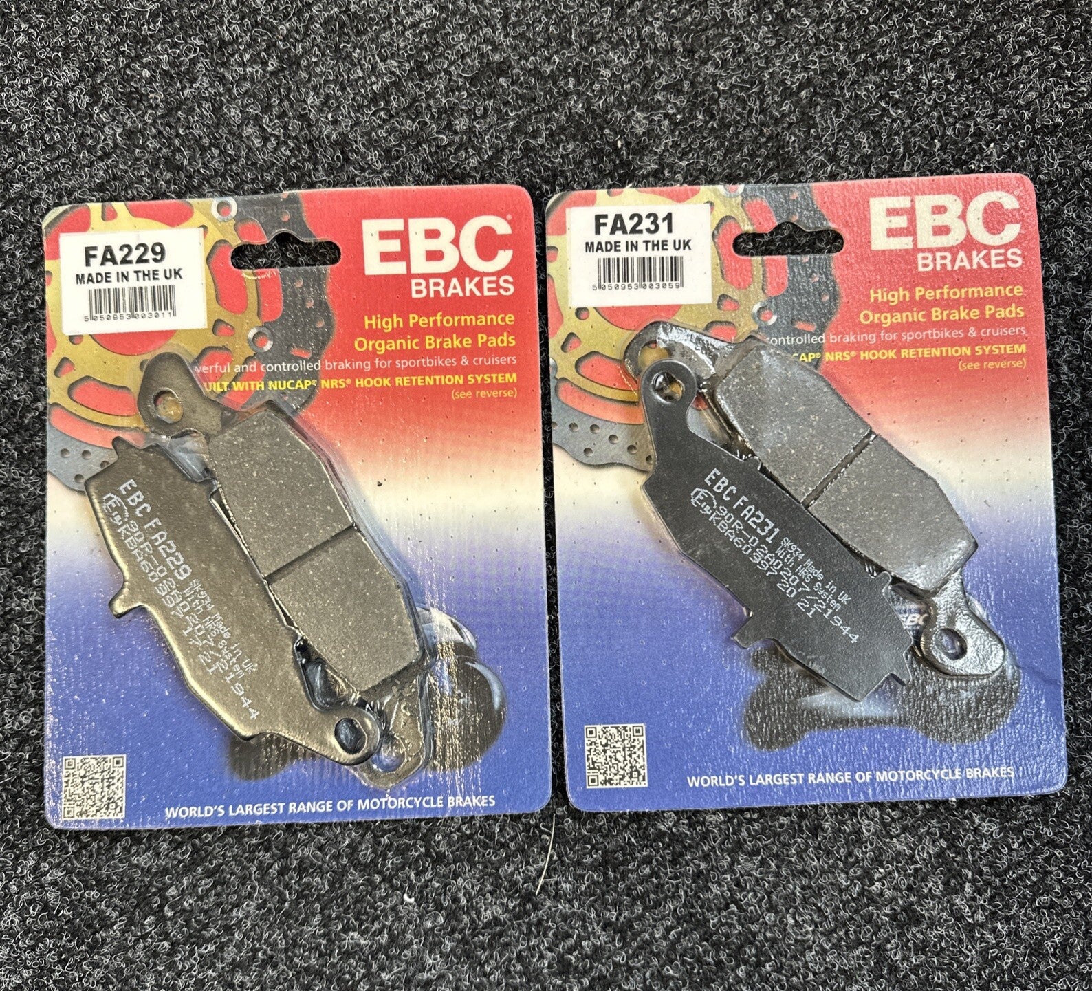 EBC ORGANIC Front Brake Pads for Suzuki GSF600 Bandit S 2000 2001 2002 2003 2004