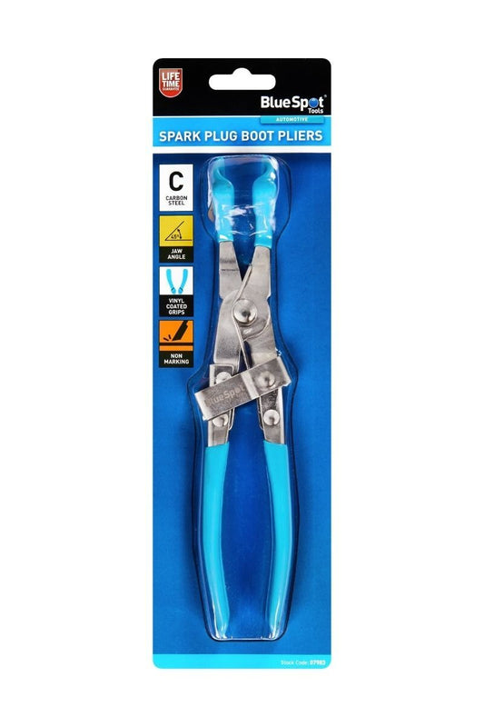 Bluespot Automotive Insulated Spark Plug Boot Pliers 45° Degree Jaws bsp07983