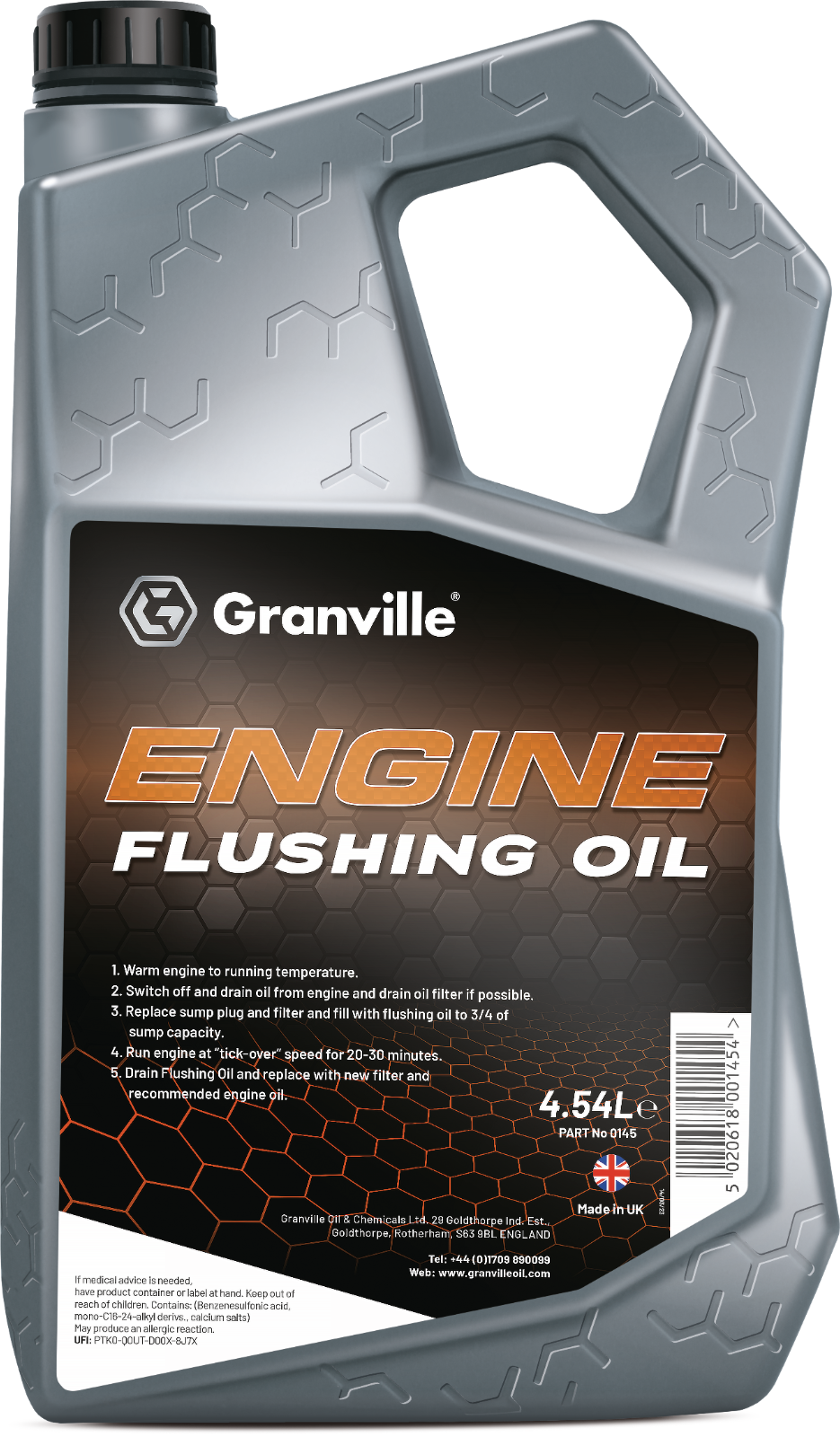 Granville 0145 Engine Flushing Oil 4.54 Litre Single