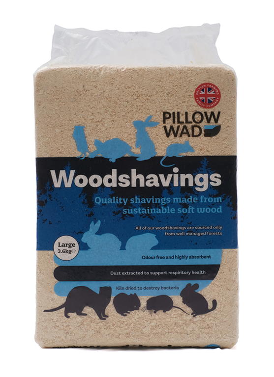 Pillow Wad Large Wood Shavings, 3.6kg 118490