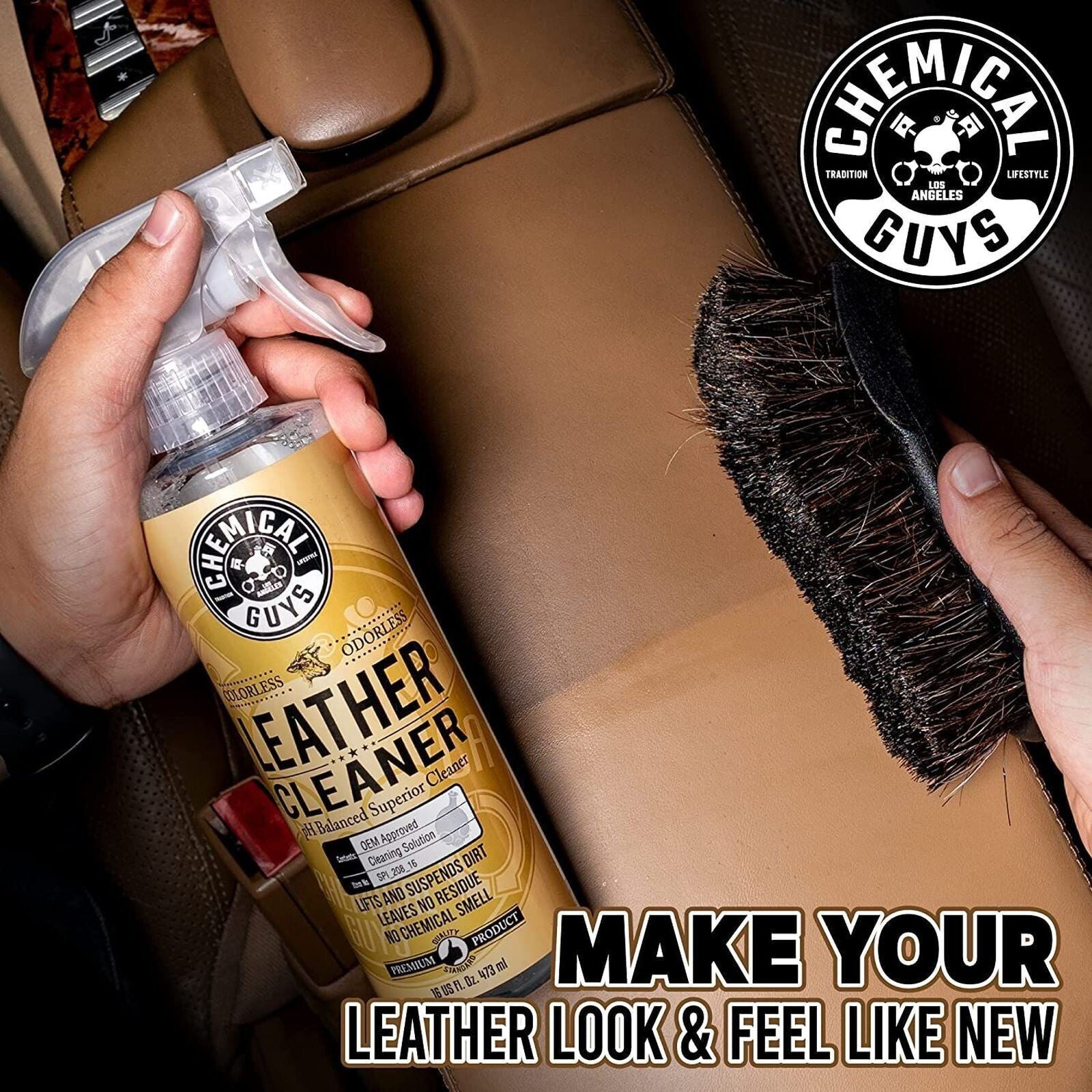Chemical Guys OEM Approved Leather Cleaner 16 oz / 473ml
