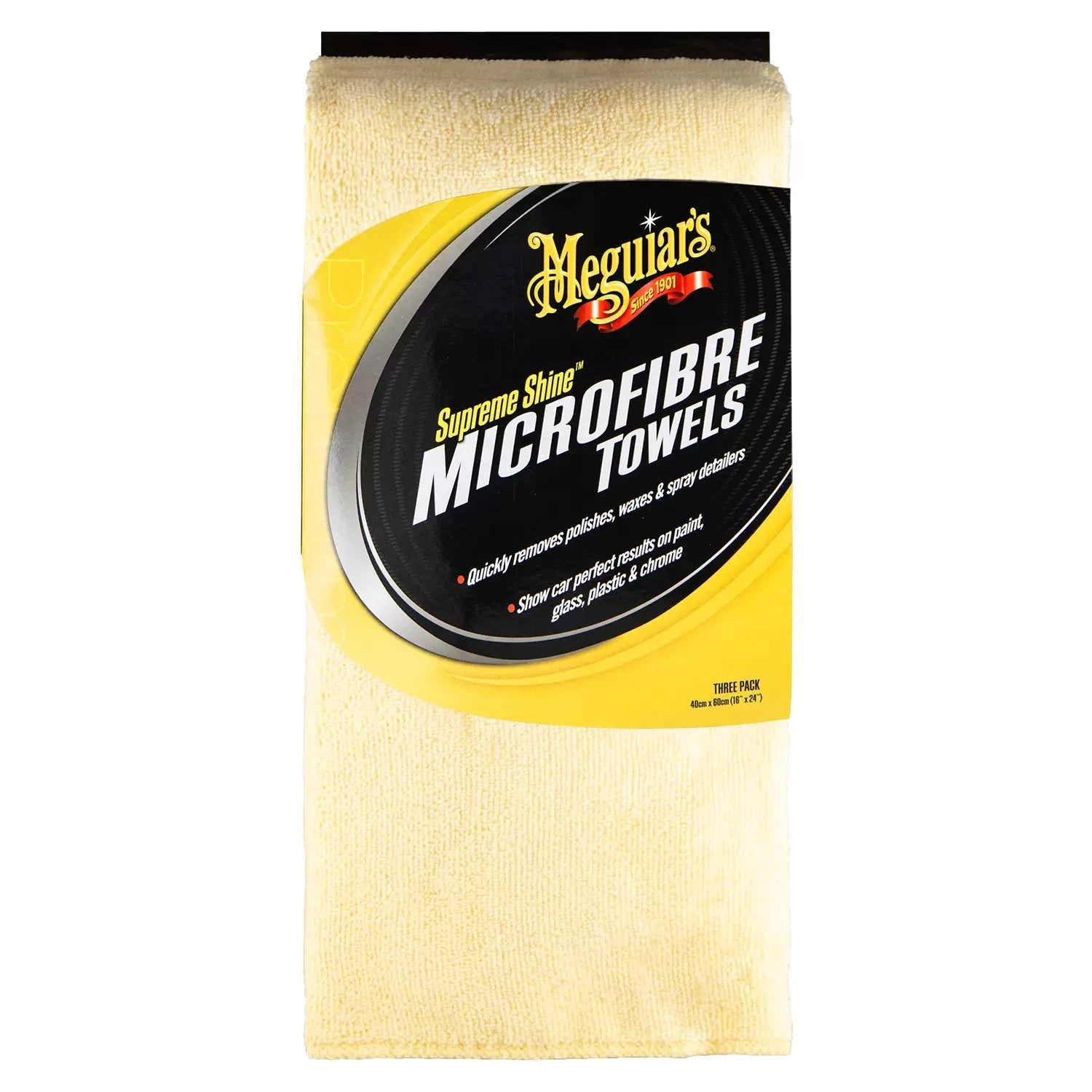 Meguiar's Supreme Shine Microfibre Towels 3 Pack X2020EU