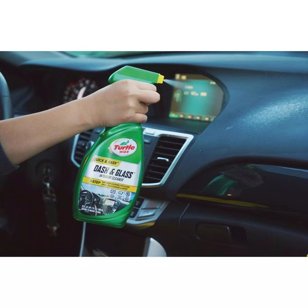 Turtle Wax Dash & Glass Car Window Cleaner Smear Free Dust Free Dash 500ml