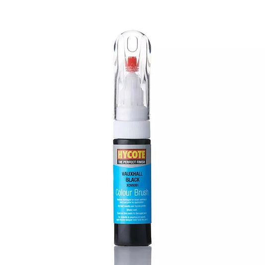 Hycote Colour Touch Up Brush Paint XCVX091 Vauxhall Black 12.5ml