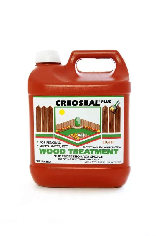 Creoseal LIGHT BROWN 4L Wood Treatment - Creosote Substitute - Oil Based