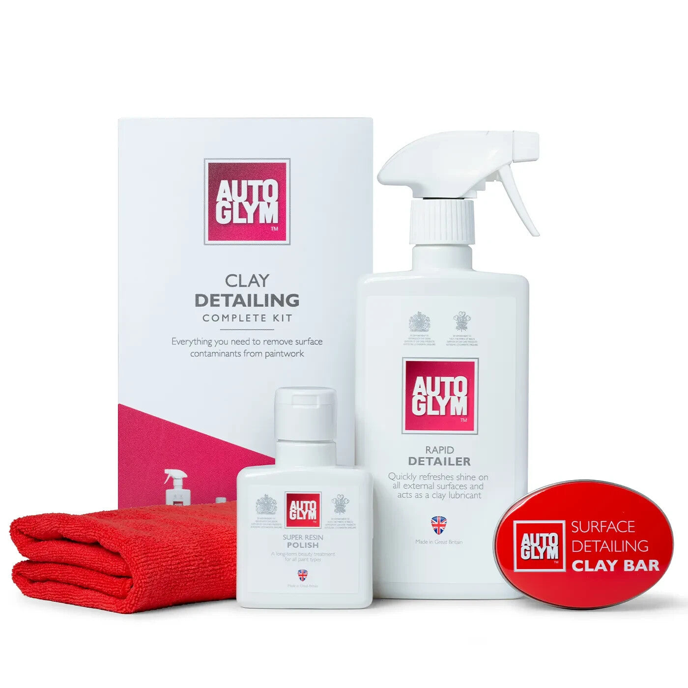 Autoglym Surface Clay Detailing Complete Kit VPCLAYKIT