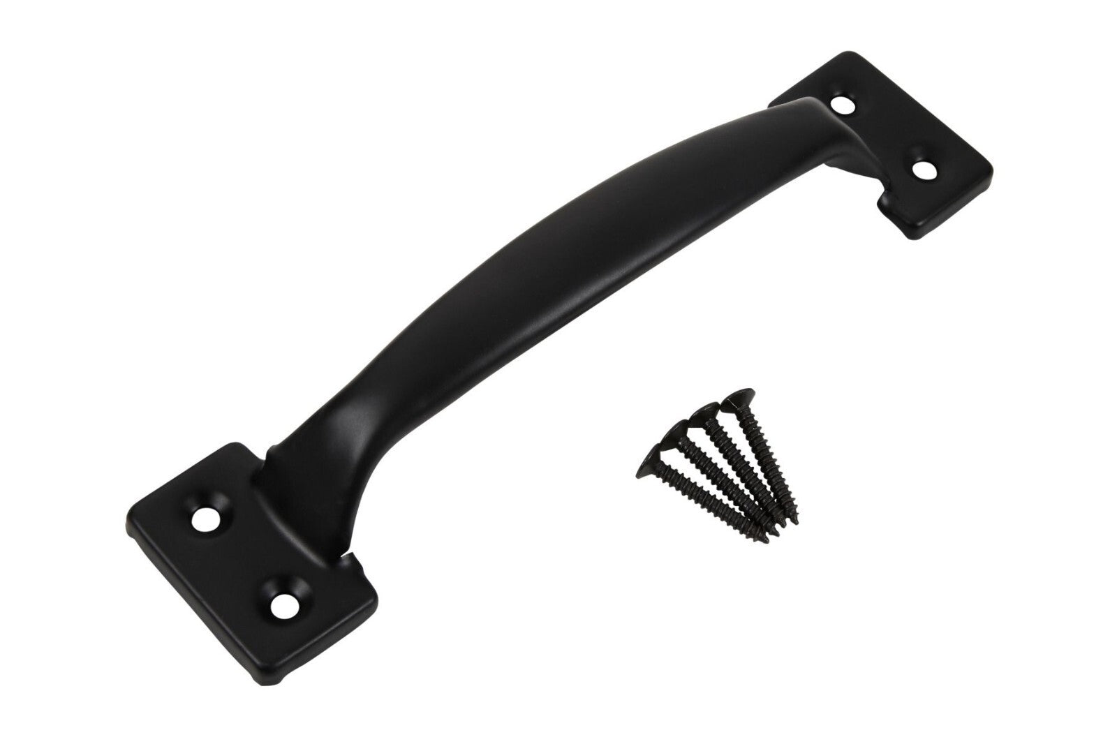 Blue Spot Tools Ironmongery 200mm Black Powder Coated Pull Handle bsp78080