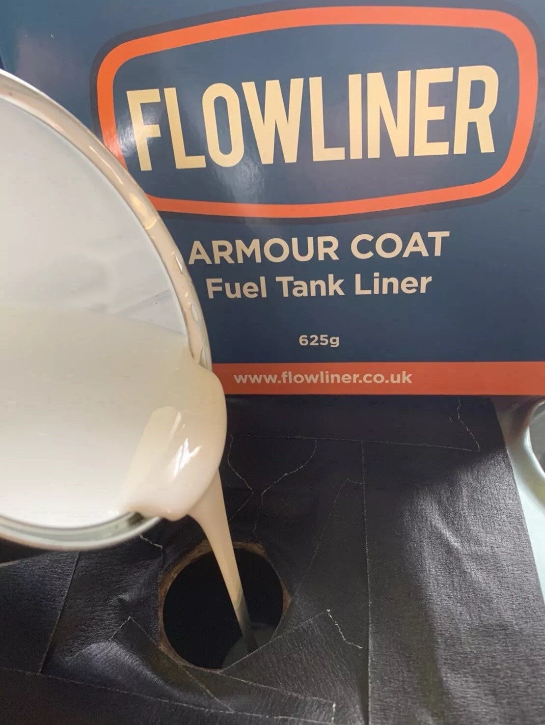 FLOWLINER PETROL TANK TREATMENT KIT, RUST REMOVER & ETHANOL PROOF COATING LINER