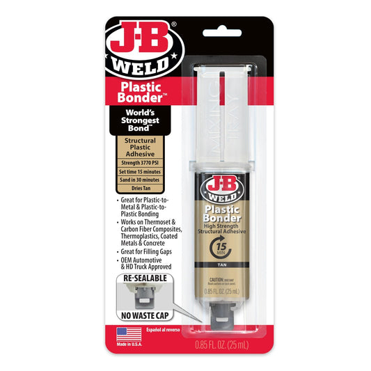 J-B WELD HIGH STRENGTH PLASTIC BONDER JB WELD STRONGEST BOND 50133