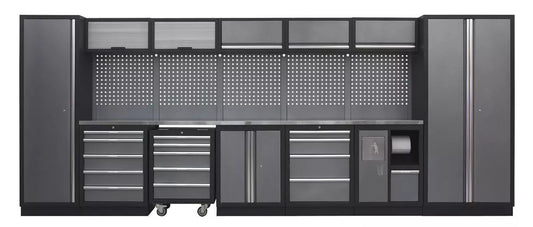 Sealey Superline PRO&reg; Storage System with Stainless Worktop 4.9m