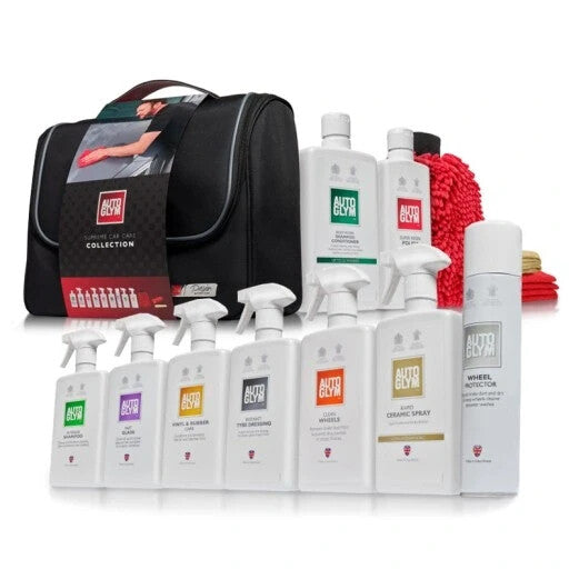 AUTOGLYM SUPREME CAR CARE COLLECTION KIT WITH BAG-VALET DETAILING VP9BLK2